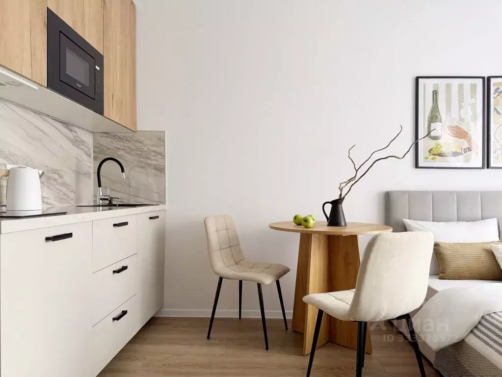 Студия Москва Люблинская ул., 74к1 (19.8 м) - Фото 2