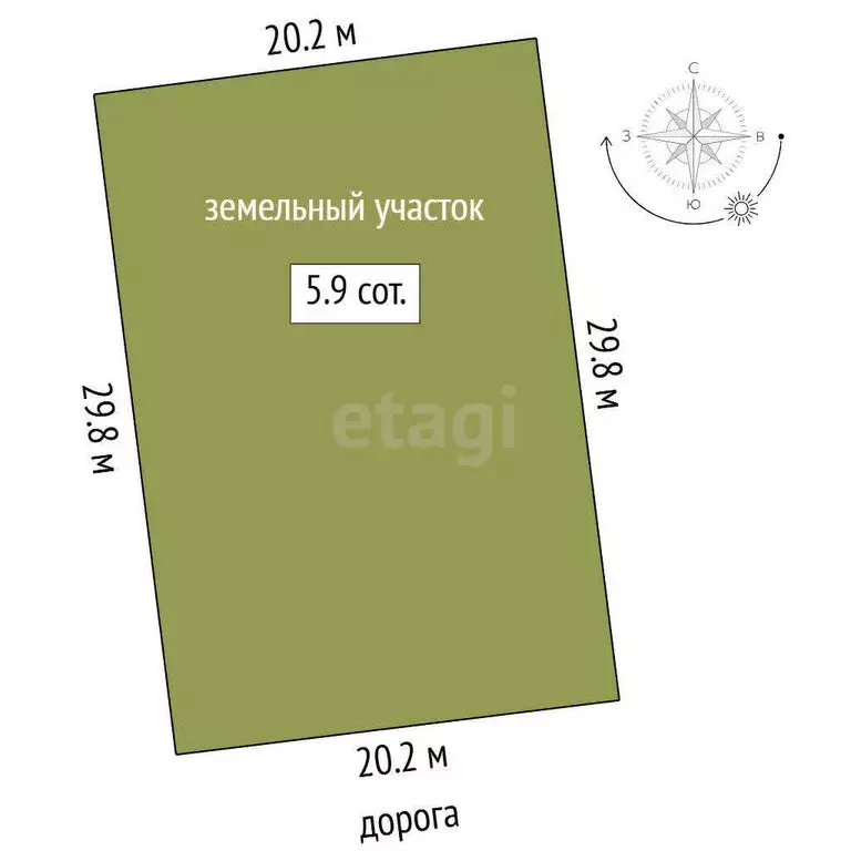 Участок в Тюменский район, дачный посёлок Ежевика (11.8 м) - Фото 0