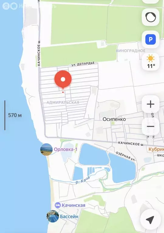 Участок в Севастополь, садовое товарищество Чайка-1, 71 (4 м) - Фото 2