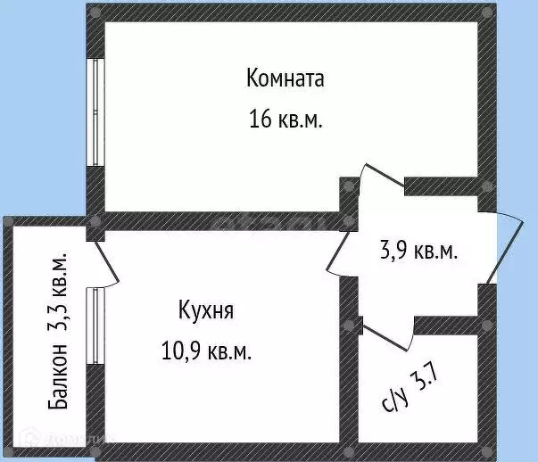 Продаётся 1-к квартира, 35.5 м - Фото 0