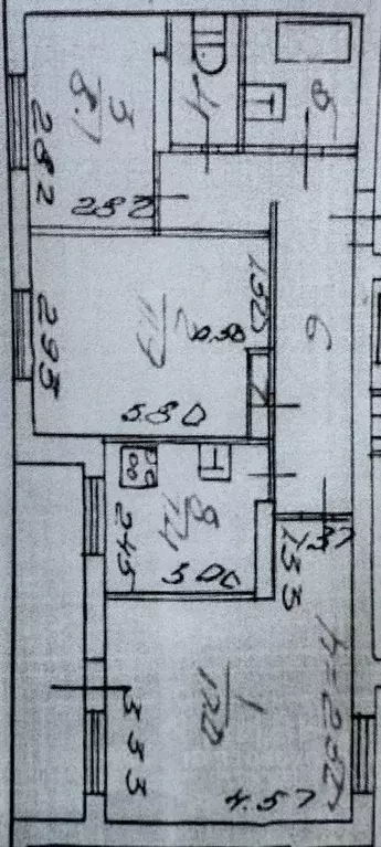 3-к кв. Воронежская область, Воронеж ул. Курчатова, 21 (58.0 м) - Фото 0