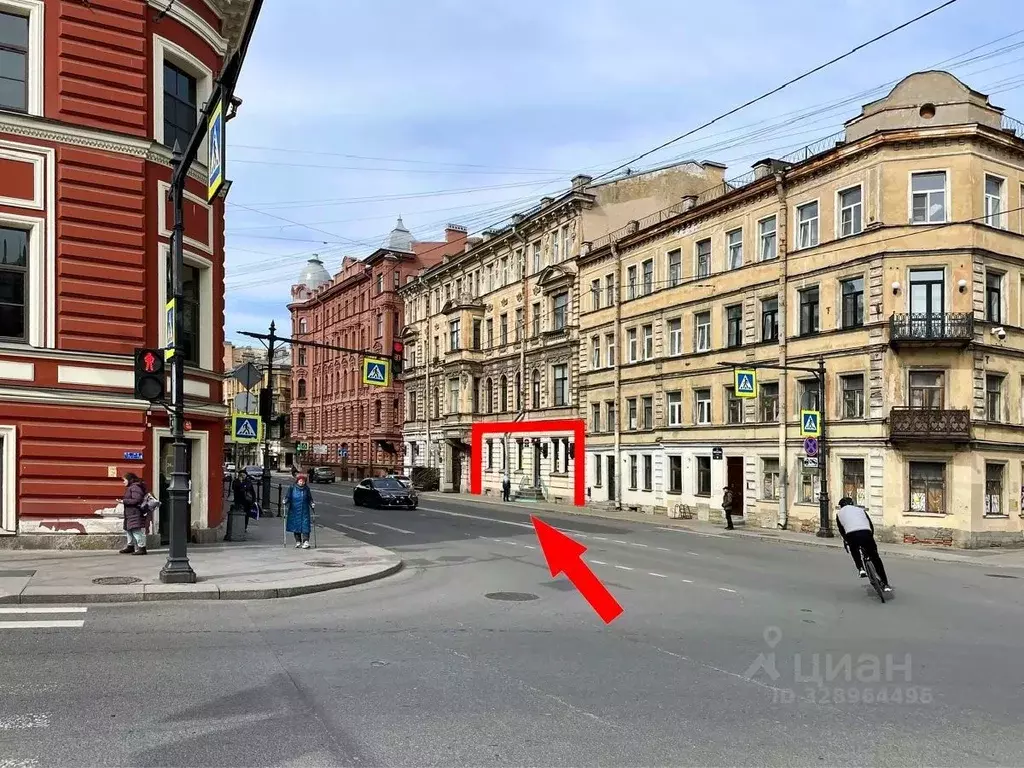 Помещение свободного назначения в Санкт-Петербург ул. Некрасова, 48 ... - Фото 1