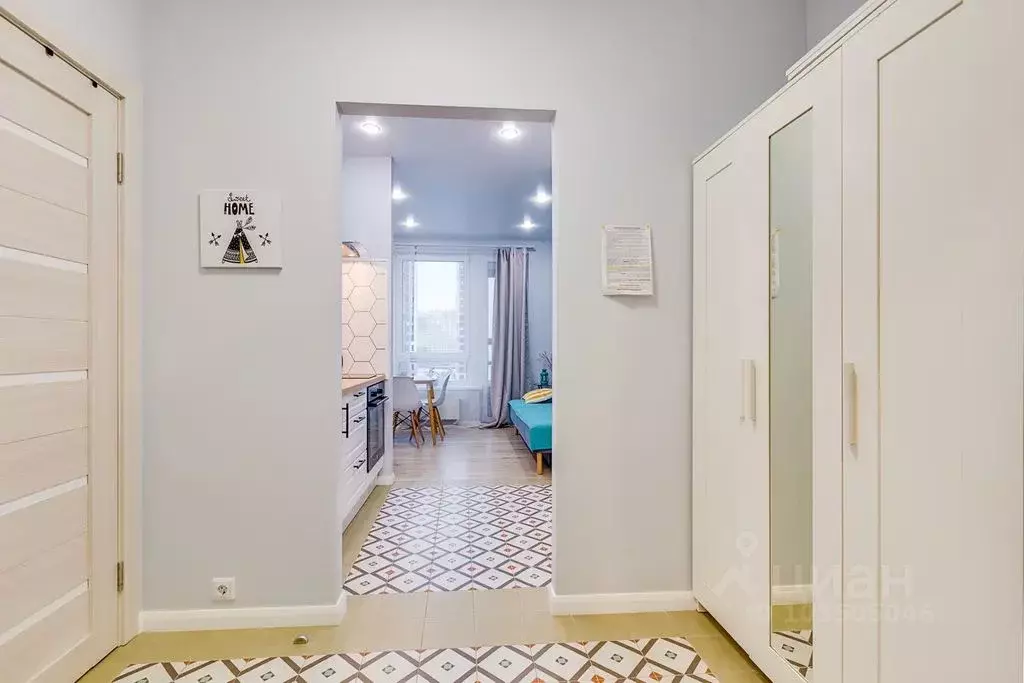 Студия Санкт-Петербург Комендантский просп., 58к1 (27.0 м) - Фото 1
