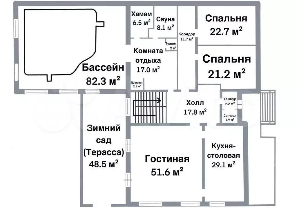Коттедж 693 м на участке 30 сот. - Фото 1