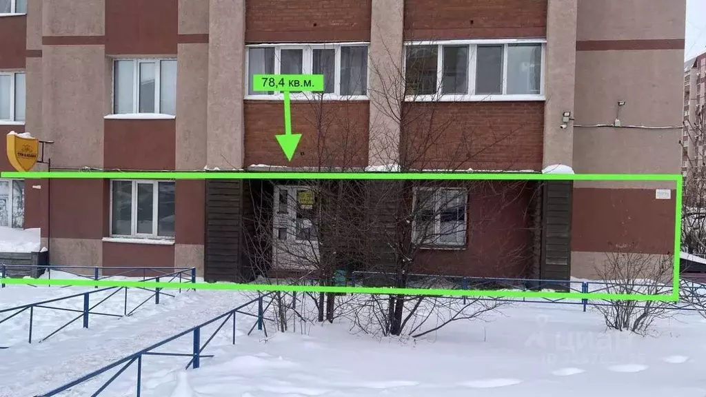 Торговая площадь в Самарская область, Самара ул. Гастелло, 44 (78 м) - Фото 1