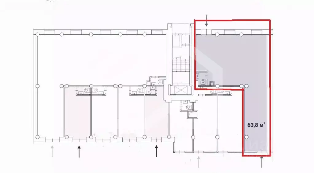 Помещение свободного назначения в Москва Планерная ул., 12К1 (64 м) - Фото 1
