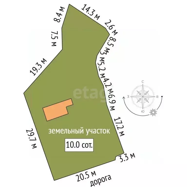 Дом в Челябинская область, Челябинск Янтарь СНТ, ул. 45-я, 11 (55 м) - Фото 2