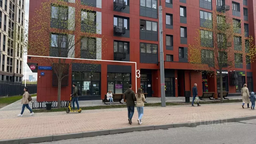 Помещение свободного назначения в Москва Краснобогатырская ул., 36 (91 ... - Фото 1