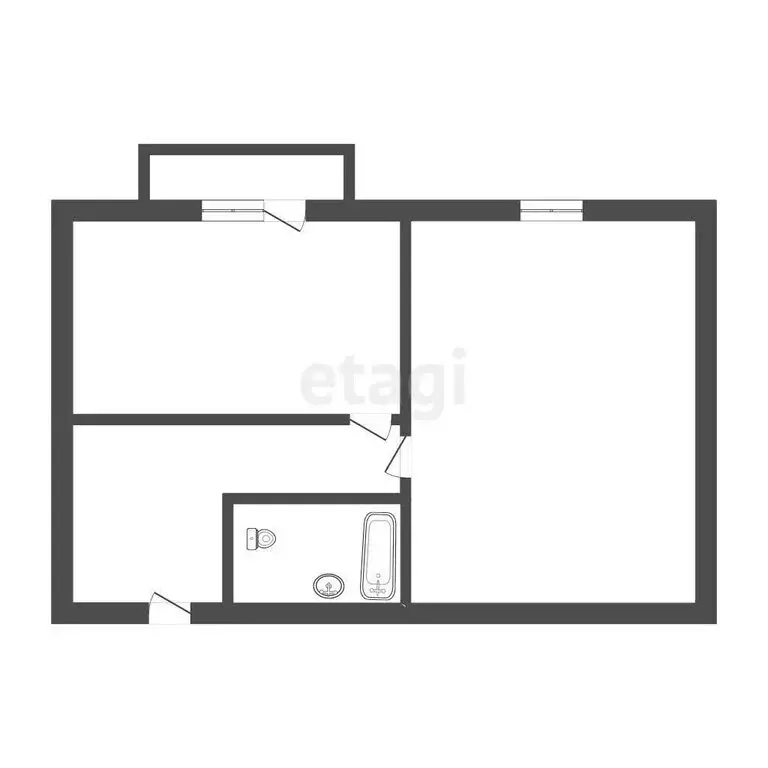 1-комнатная квартира: Улан-Удэ, 47-й квартал, Конечная улица, 10к2 ... - Фото 1