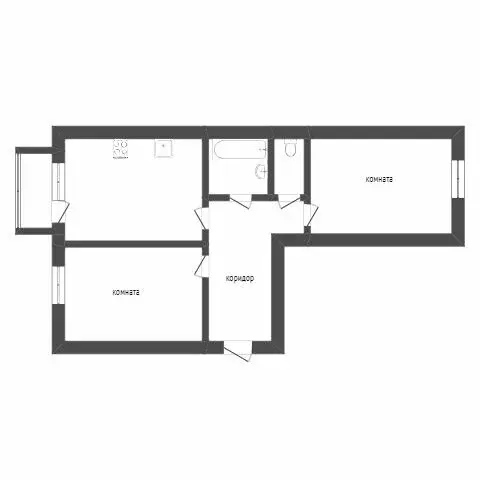 2-комнатная квартира: Улан-Удэ, Норильская улица, 14 (52.6 м) - Фото 0