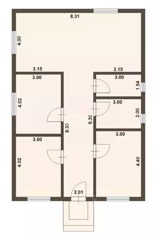 Дом в Оренбургская область, Бузулук ул. Бобровская (105 м) - Фото 2