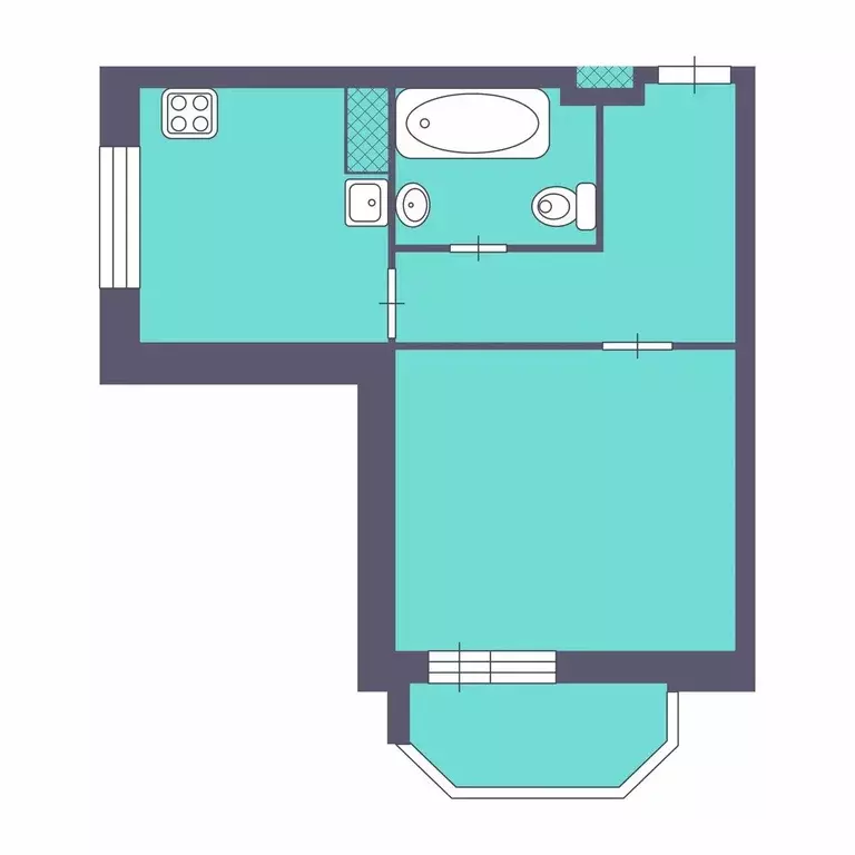 Продаётся 1-к квартира, 34 м - Фото 0
