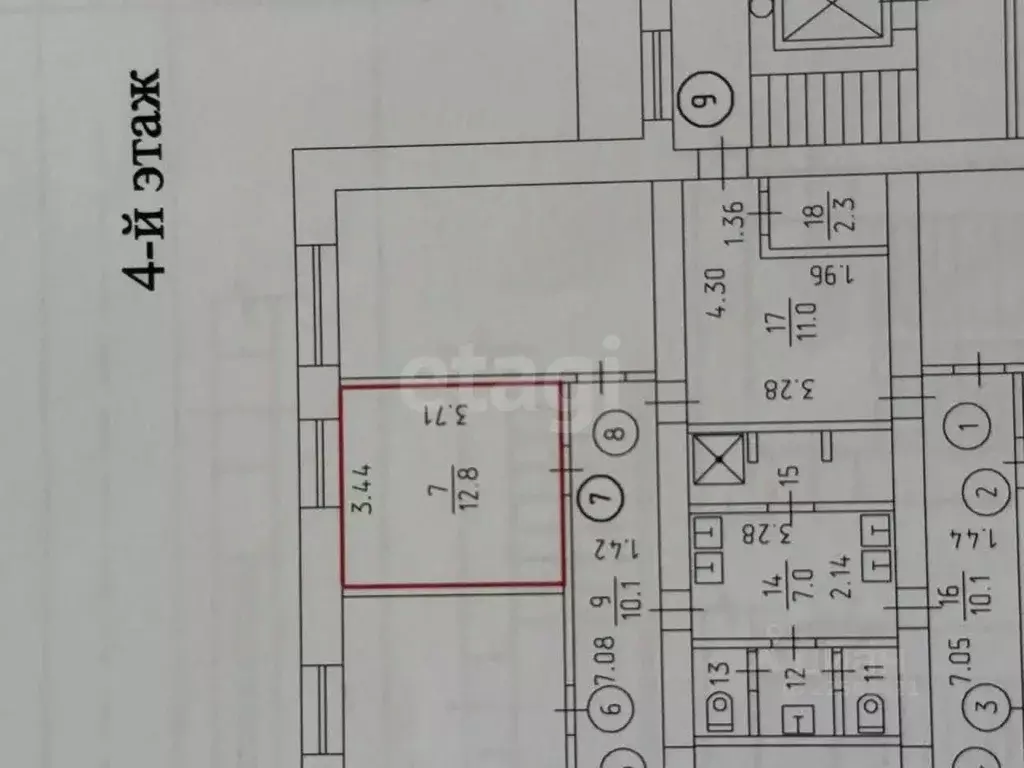 Комната Удмуртия, Ижевск ул. А.Н. Сабурова, 25 (12.9 м) - Фото 2