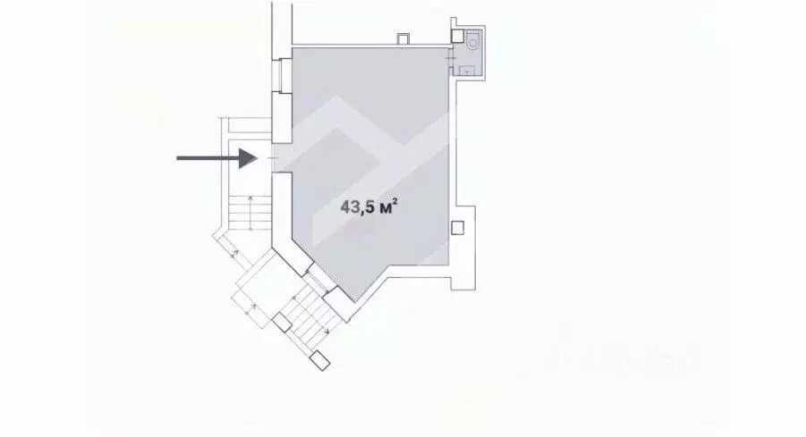 Помещение свободного назначения в Москва Братиславская ул., 15К1 (44 ... - Фото 2