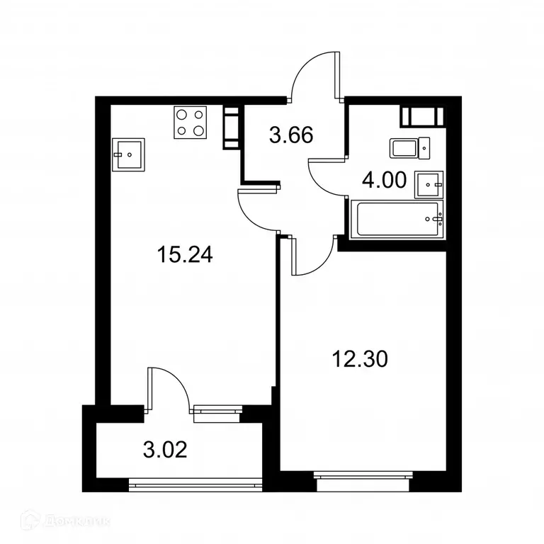Продаётся 1-к квартира, 36.7 м - Фото 0