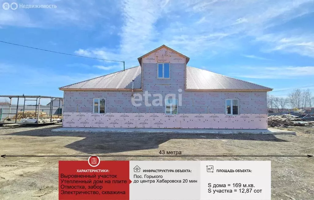 Дом в Хабаровск, садовое товарищество Надежда-2 (169 м) - Фото 1