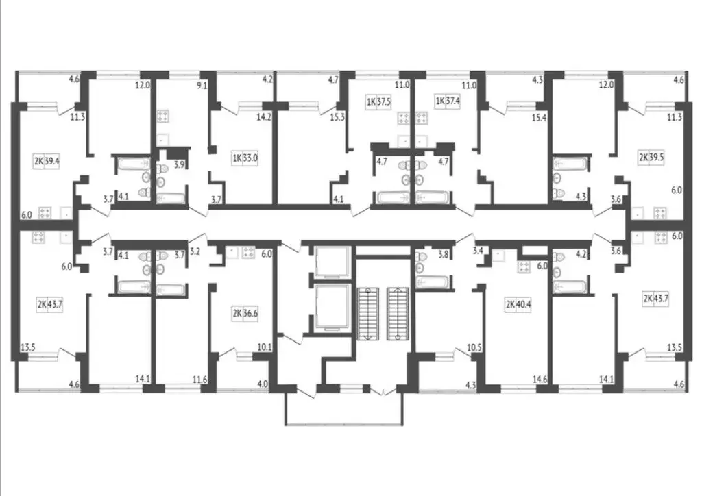 2-к кв. Красноярский край, Красноярск ул. Лесников, 51Б (43.7 м) - Фото 1