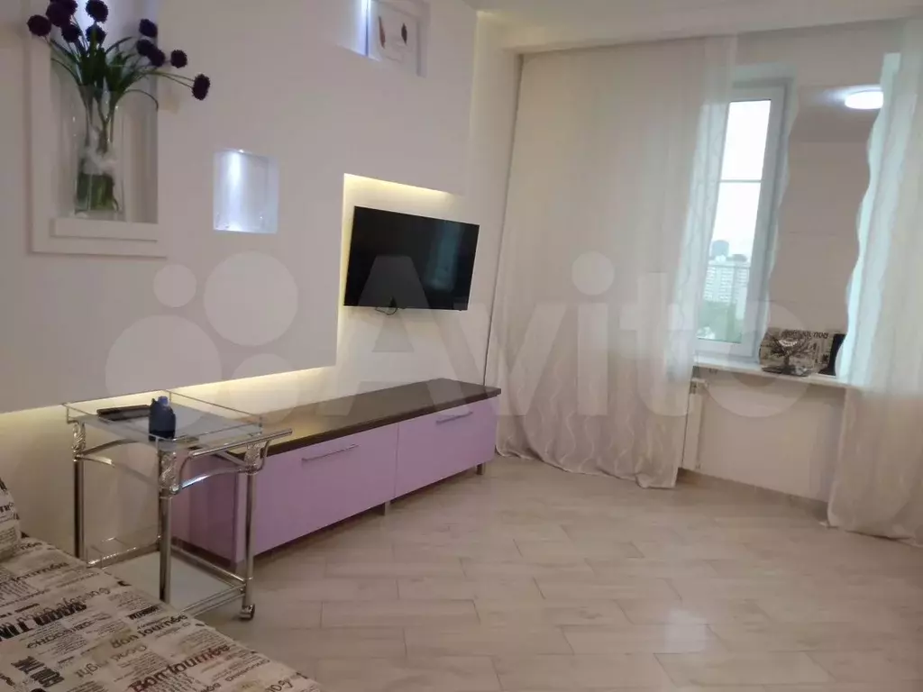 1-к. квартира, 40 м, 14/17 эт. - Фото 1