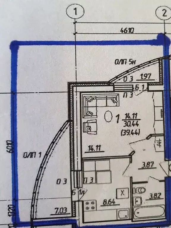 1-к кв. Мордовия, Саранск просп. 70 лет Октября, 64А (31.0 м) - Фото 2