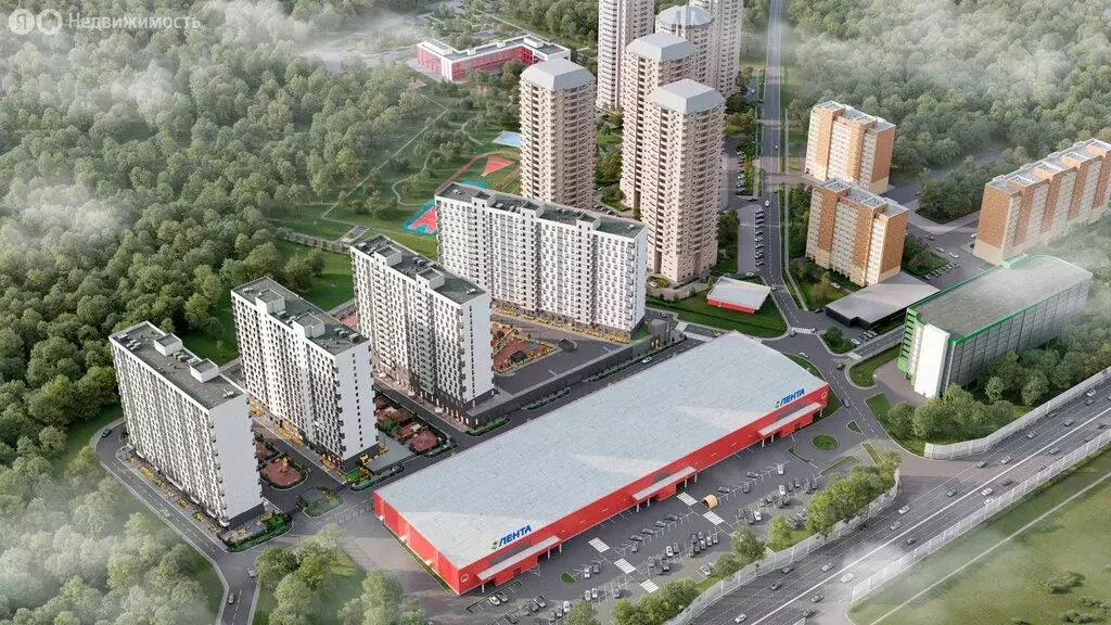 1-комнатная квартира: Балашиха, улица Твардовского, вл36к4 (35.2 м) - Фото 1