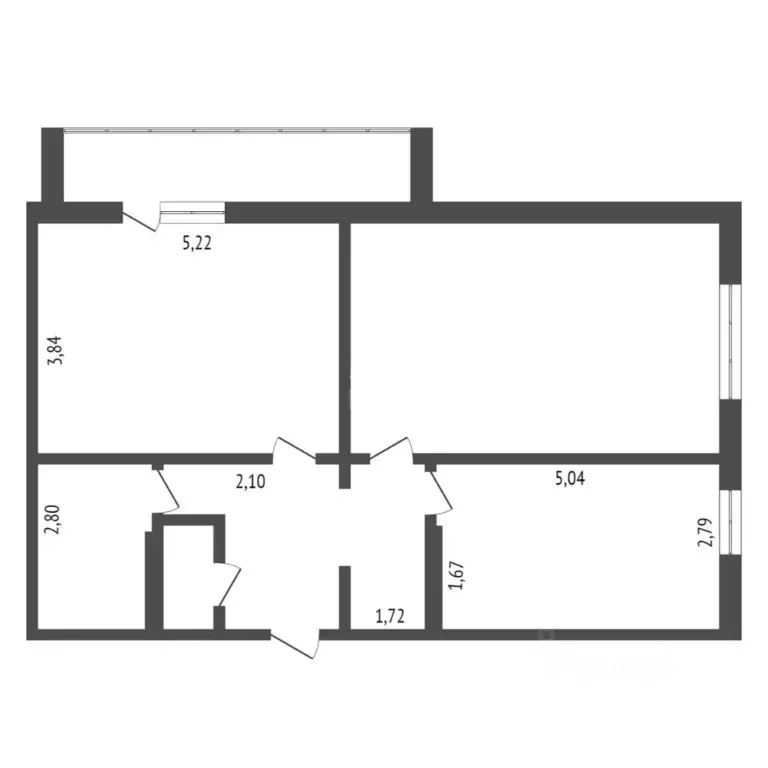 2-к кв. Тюменская область, Тюмень ул. Елизарова, 12 (76.5 м) - Фото 1