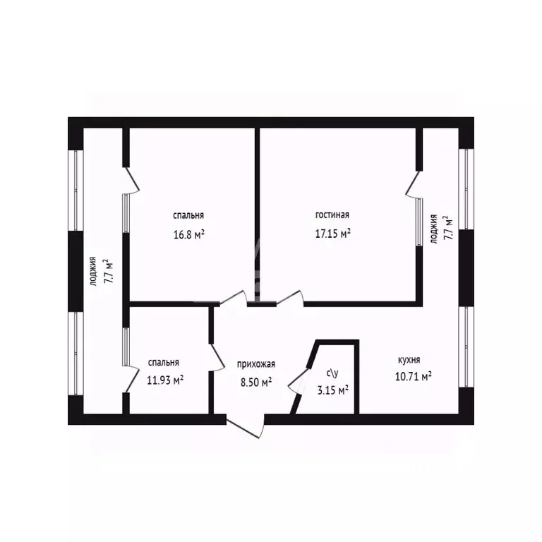 3-к кв. Дагестан, Дербент ул. Х. Тагиева, 33В (81.0 м) - Фото 2