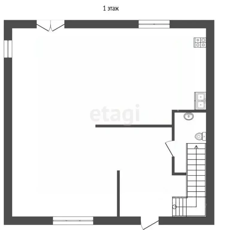 Дом в Севастополь СНТ Эдельвейс ТСН, ул. Эдельвейсовая, 8 (190 м) - Фото 1