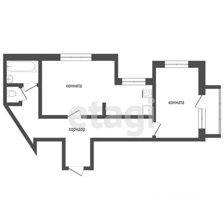 2-к кв. Тюменская область, Тюмень ул. Монтажников, 19к1 (83.4 м) - Фото 1