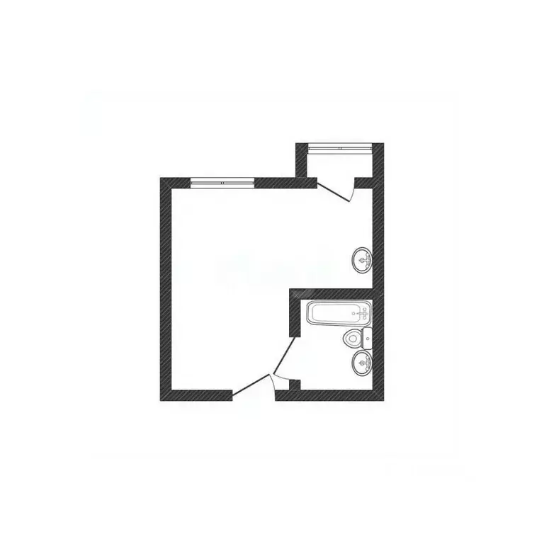 Студия Алтайский край, Бийск Ленинградская ул., 38 (29.1 м) - Фото 1