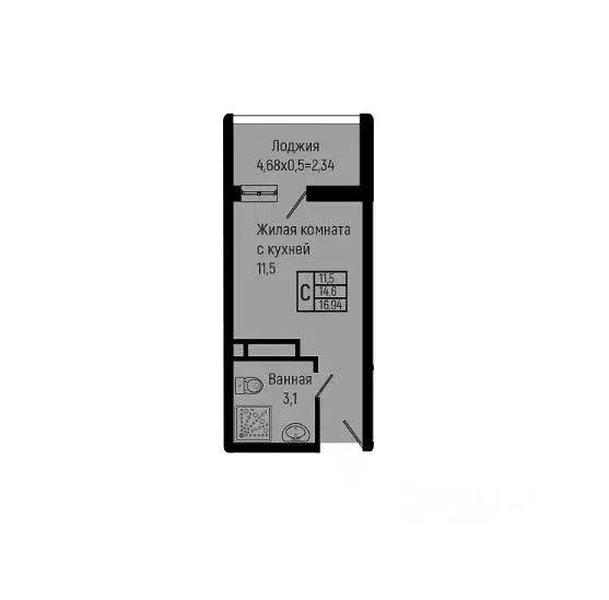 Студия Краснодарский край, Туапсинский муниципальный округ, с. ... - Фото 1