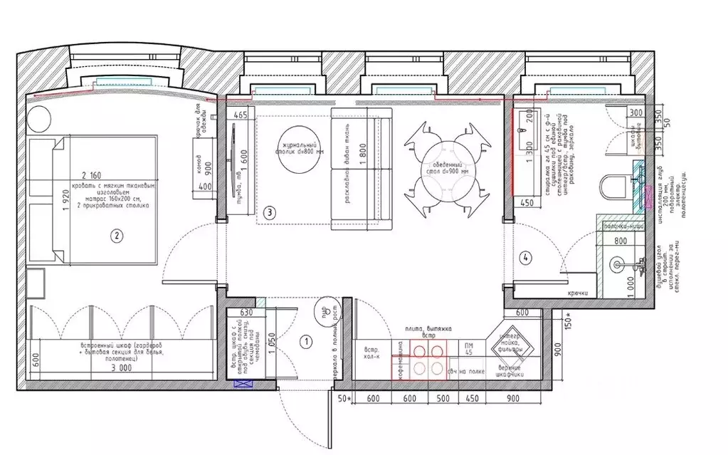 2-к кв. Москва 1-я Тверская-Ямская ул., 25С2 (41.0 м) - Фото 2