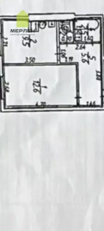 1-к кв. Калужская область, Сухиничский муниципальный округ, ... - Фото 1