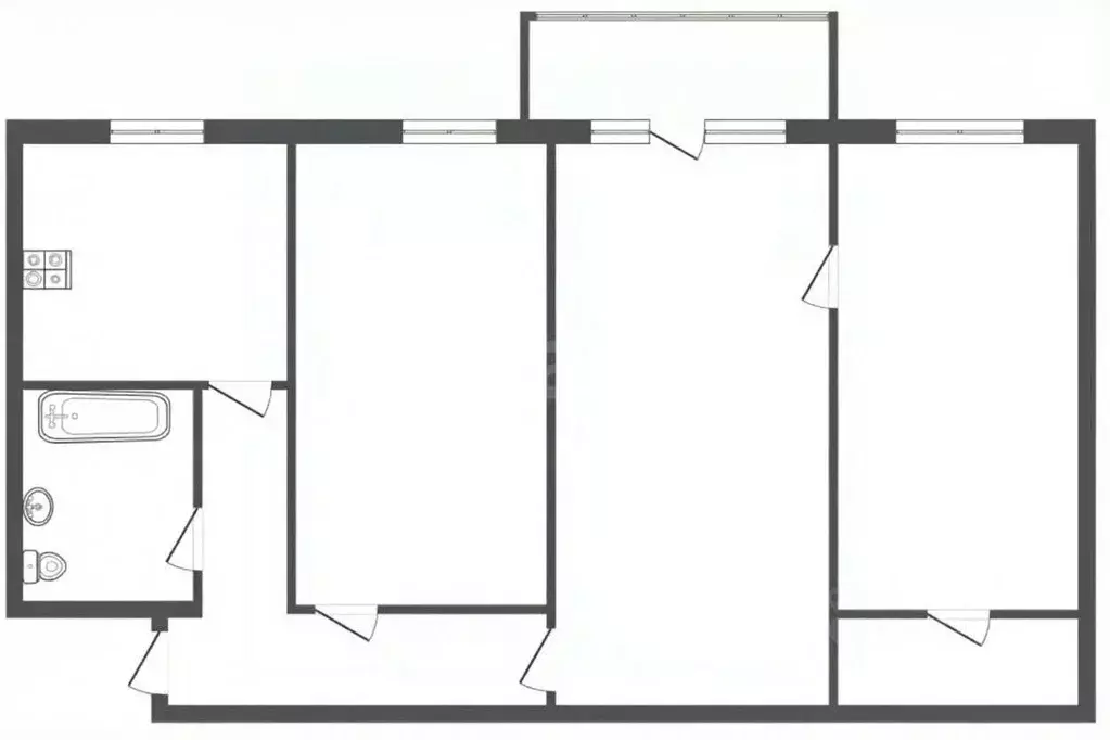 3-к кв. Ярославская область, Ярославль ул. Урицкого, 32 (56.4 м) - Фото 2