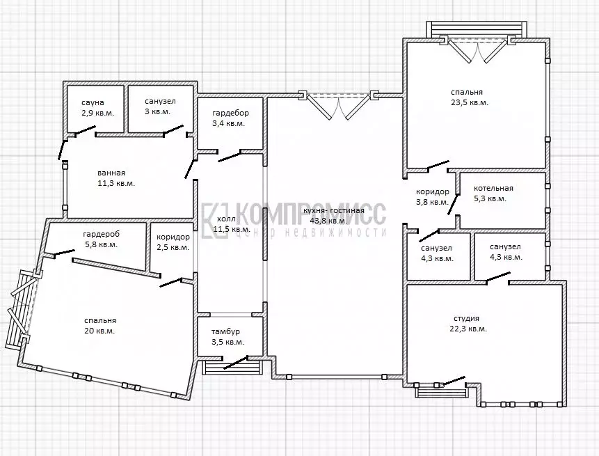 Дом в Краснодарский край, Краснодар городской округ, Ленина хут. ул. ... - Фото 2