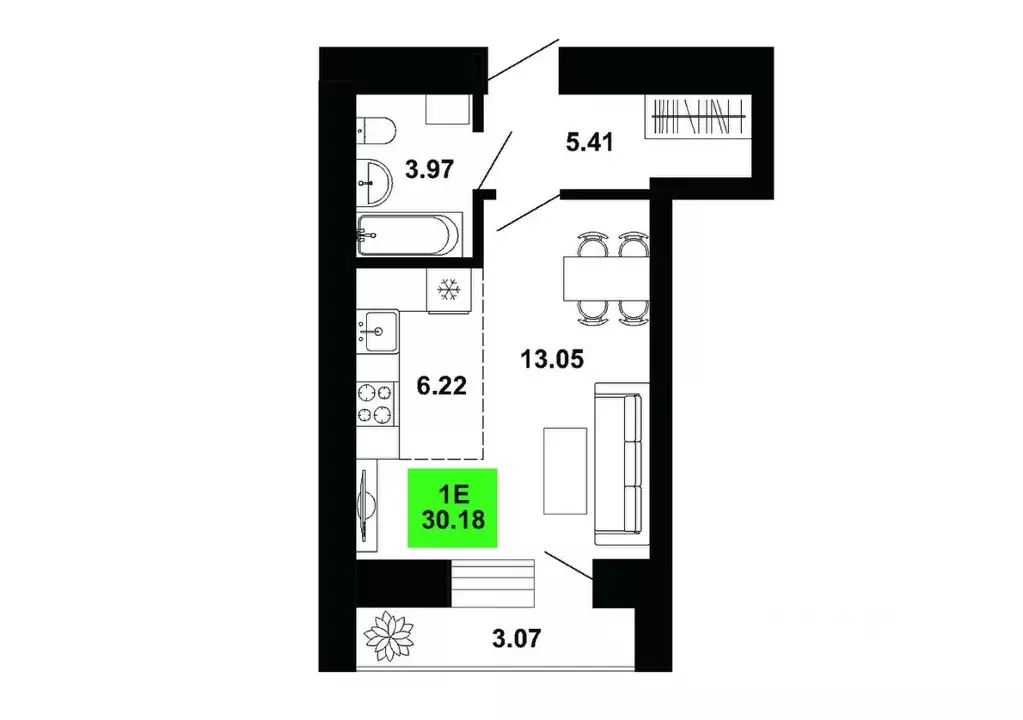 Студия Кировская область, Кирово-Чепецкий район, Федяковское с/пос, д. ... - Фото 1