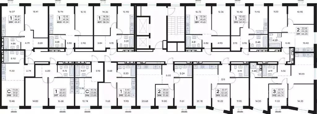 1-к кв. Приморский край, Владивосток Клуб 25 жилой комплекс, 1 (34.9 ... - Фото 2