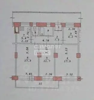 4-к кв. Новосибирская область, Новосибирск Красный просп., 11 (71.2 м) - Фото 1