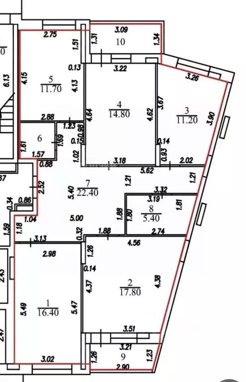 4-к кв. Чувашия, Чебоксары ул. Афанасьева, 19 (110.0 м) - Фото 2