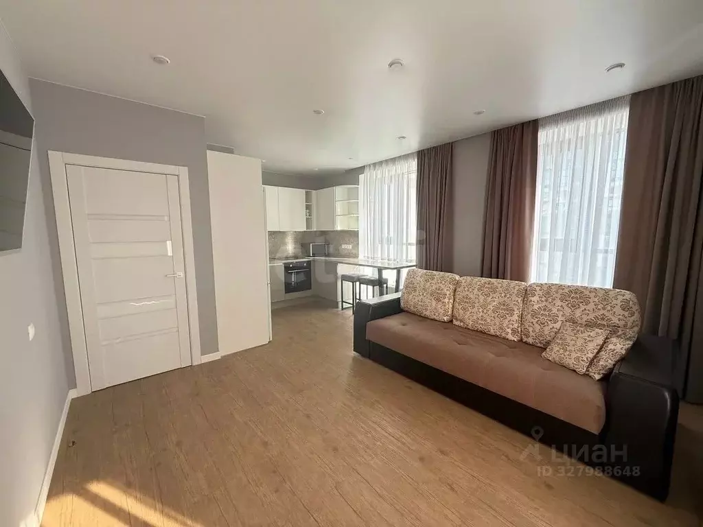 2-к кв. Башкортостан, Уфа ул. Рудольфа Нуреева, 1 (47.4 м) - Фото 1