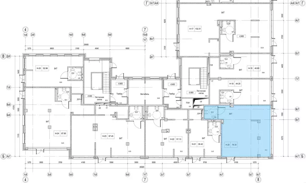 Помещение свободного назначения (78.33 м) - Фото 1