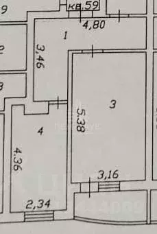1-к кв. Владимирская область, Владимир ул. Новгородская, 2 (40.3 м) - Фото 2