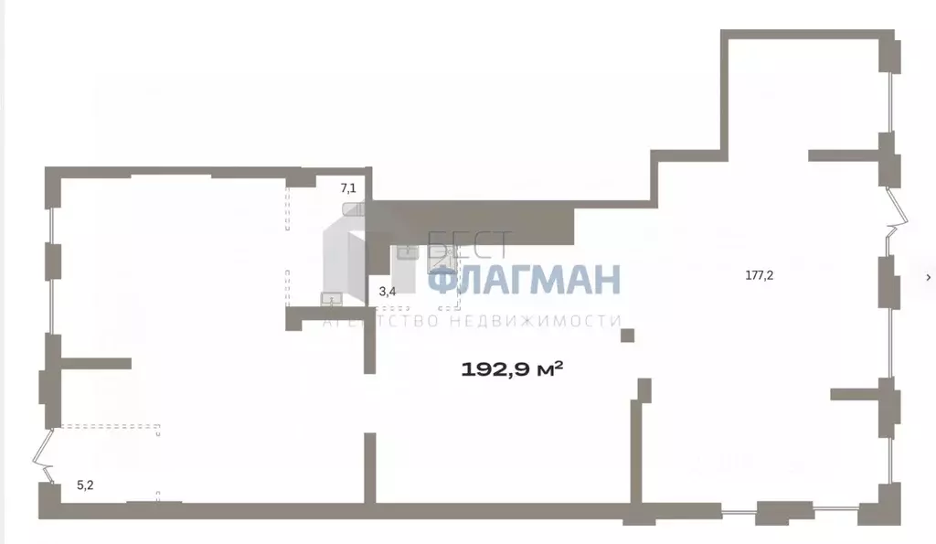 Помещение свободного назначения в Москва Квартал Герцена жилой ... - Фото 2