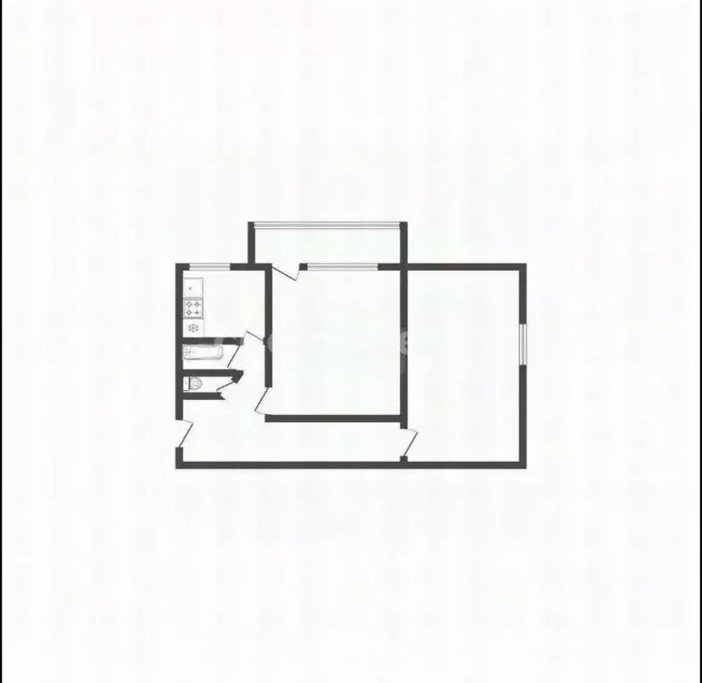2-к кв. Севастополь ул. Генерала Жидилова, 28 (43.0 м) - Фото 2