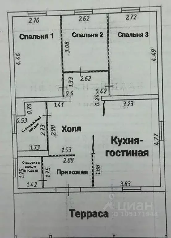 Дом в Хакасия, Абакан ул. 2-я Проточная, 93 (100 м) - Фото 1