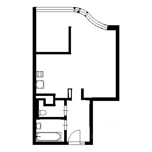 2-к кв. Новосибирская область, Новосибирск Покатная ул., 122 (45.0 м) - Фото 2