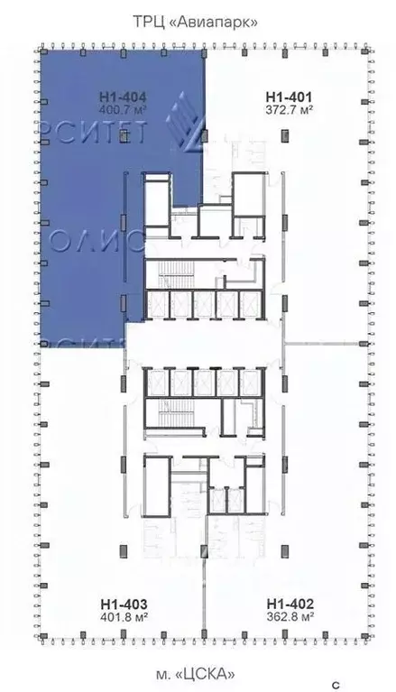 Офис в Москва Ходынский бул., 6с2 (401 м) - Фото 1