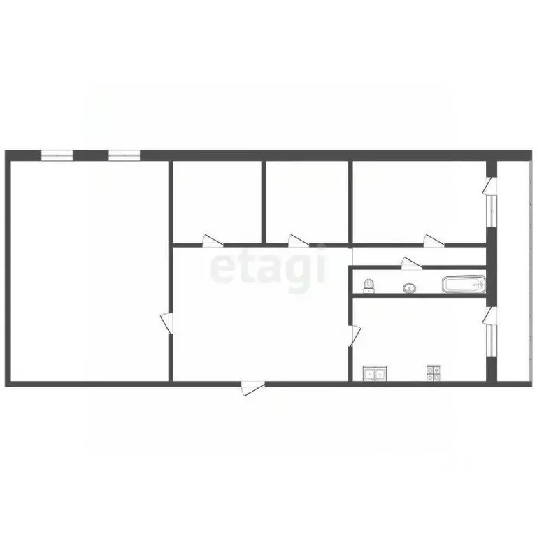 2-к кв. Крым, Бахчисарай ул. Мира, 12 (53.3 м) - Фото 2