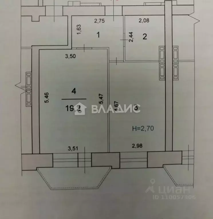1-к кв. Волгоградская область, Волгоград Песчанокопская ул., 13 (42.9 ... - Фото 2