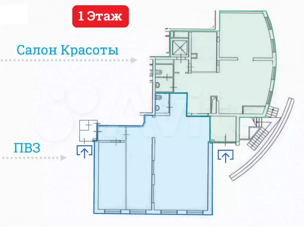 Продажа габ - Салон красоты и пвз - 260,7 м - Фото 0