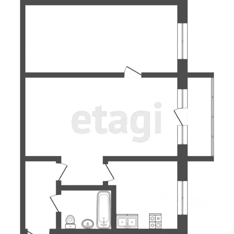 2-к кв. Мордовия, Саранск ул. Титова, 140 (44.7 м) - Фото 2